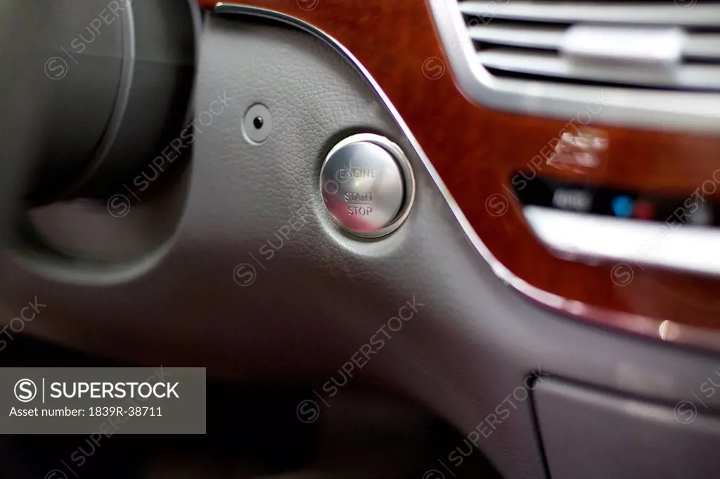 Start button of car