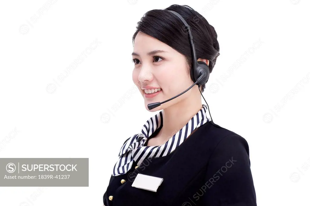 Female customer service staff