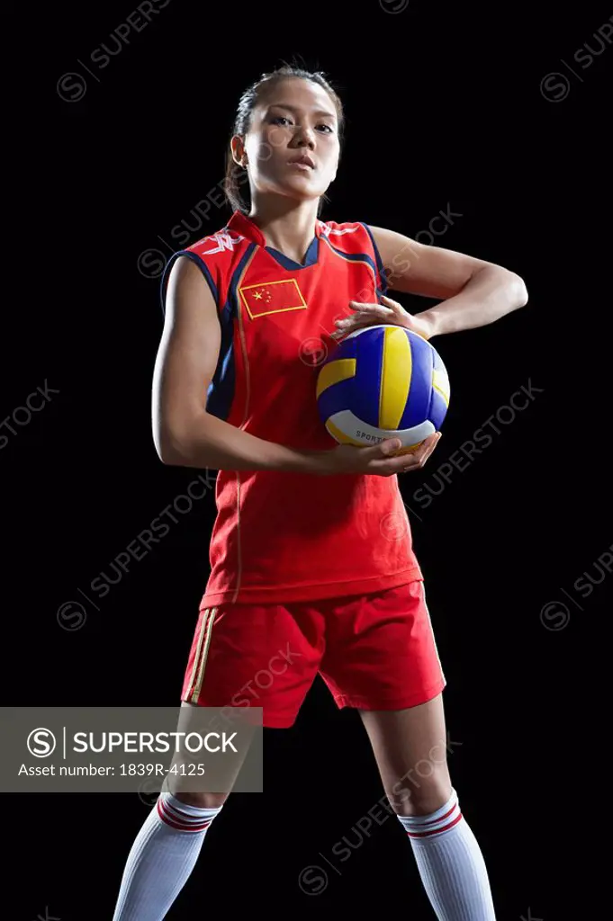 Portrait Of Volley Ball Player