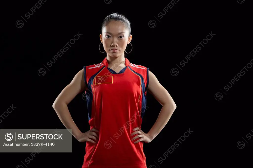 Portrait Of Volley Ball Player