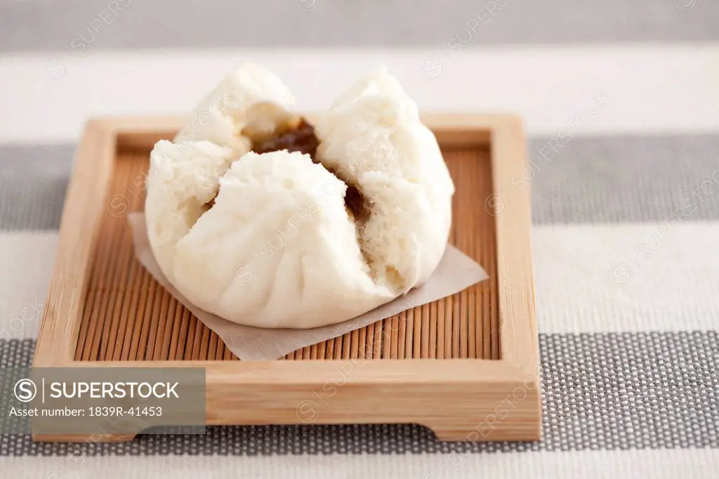 Chinese food cantonese barbecued pork buns