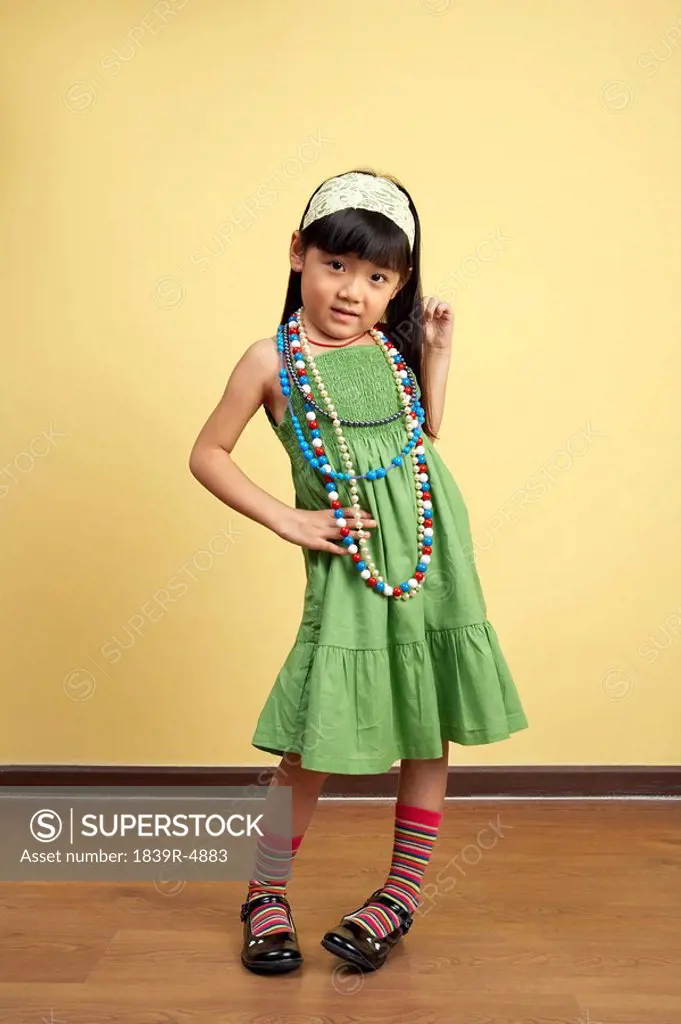 Girl Posing With Hand On Hip