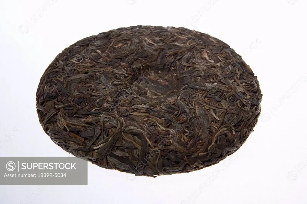 Circle Of Dried Tea Leaves