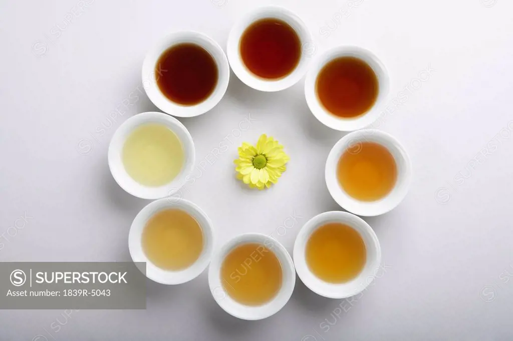 Still Life Of Tea Cups