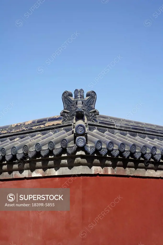 Detail On A Chinese Pagoda