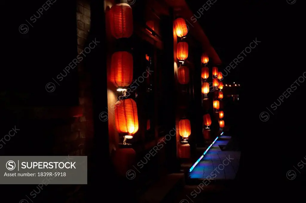 View Of Chinese Lanterns