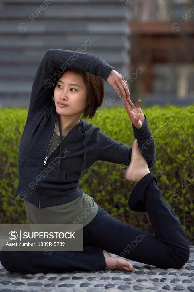 Young Woman Stretching