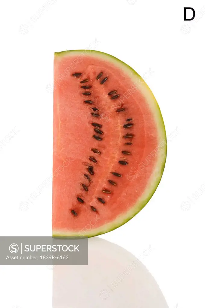 From the Health_abet, the Letter D, a watermelon.