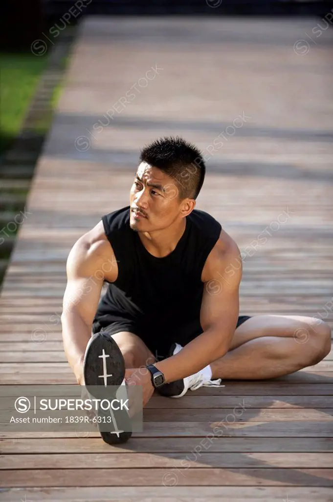 Man Exercising Outdoors