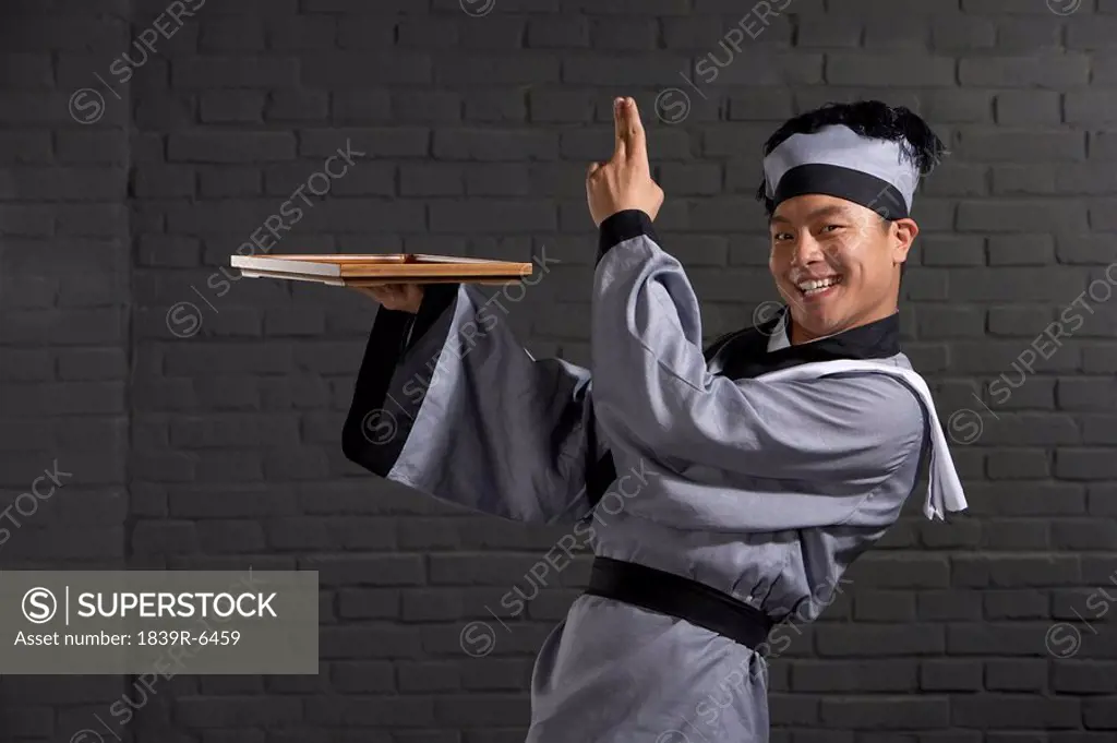 Tradtional Chinese waiter