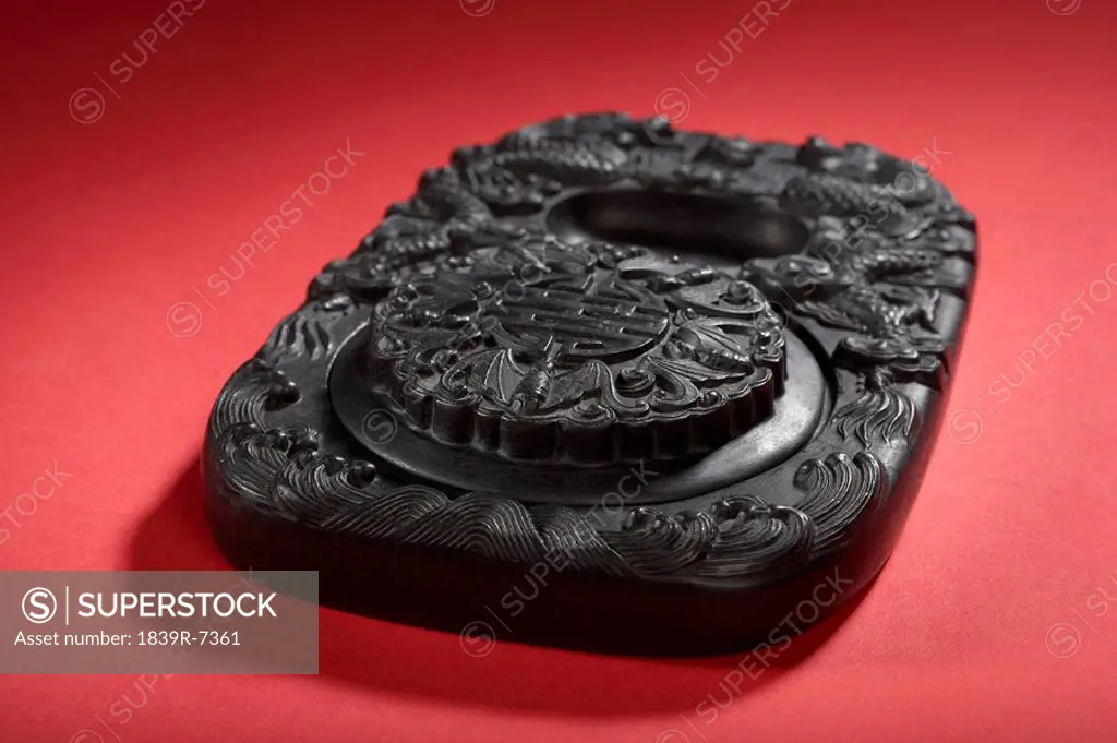 Chinese calligraphy ink stone