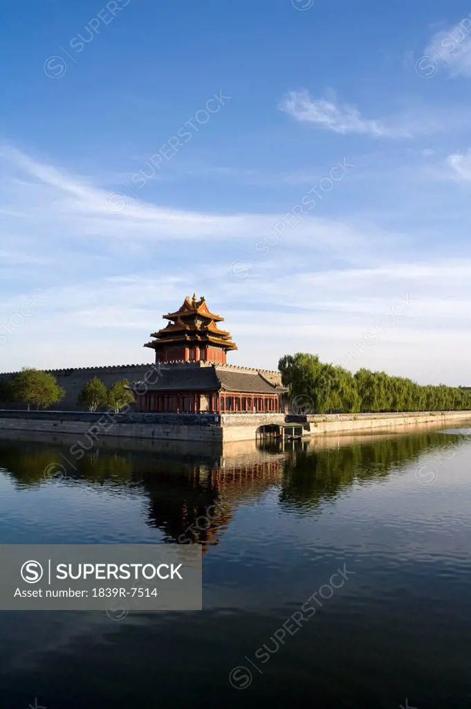 Northwest corner of the Forbidden City outer wall, Beijing, China