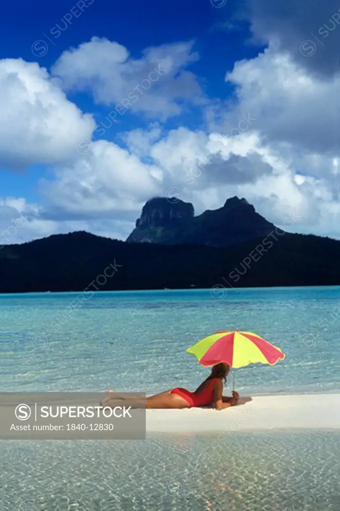 Bora Bora, Society Islands, French Polynesia, South Pacific.