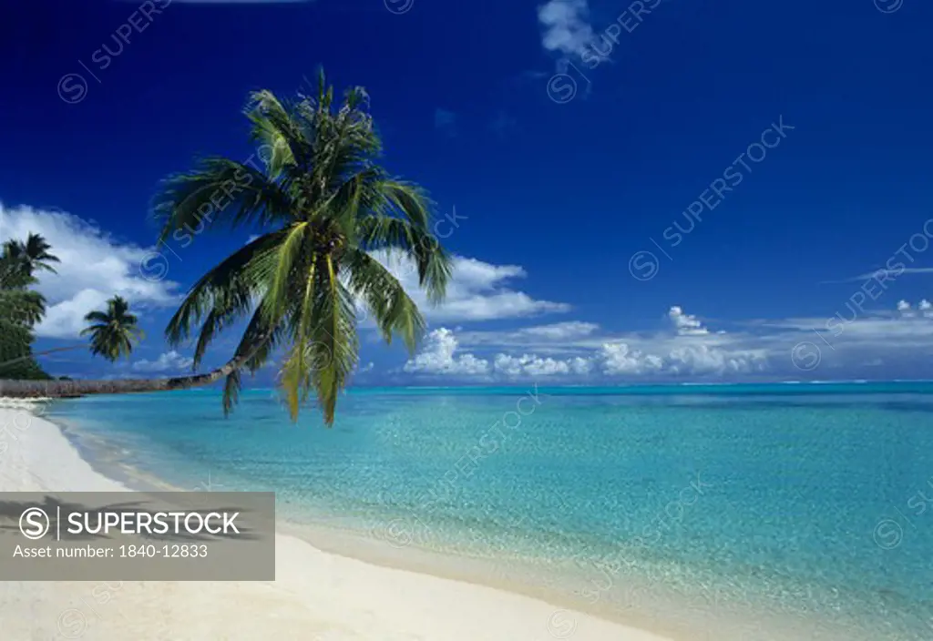 Matira Beach on the island of Bora Bora, Society Islands, French Polynesia, South Pacific.