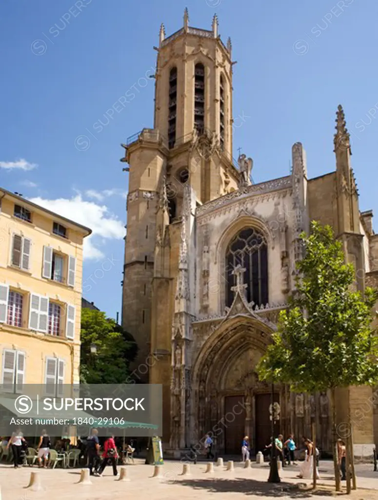 The Church St.Sauveur Cathedral at Aix-Provence  South France,