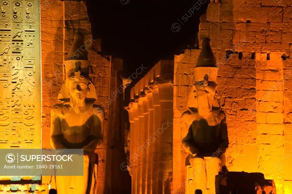 The Temple of Luxor in Egypt.