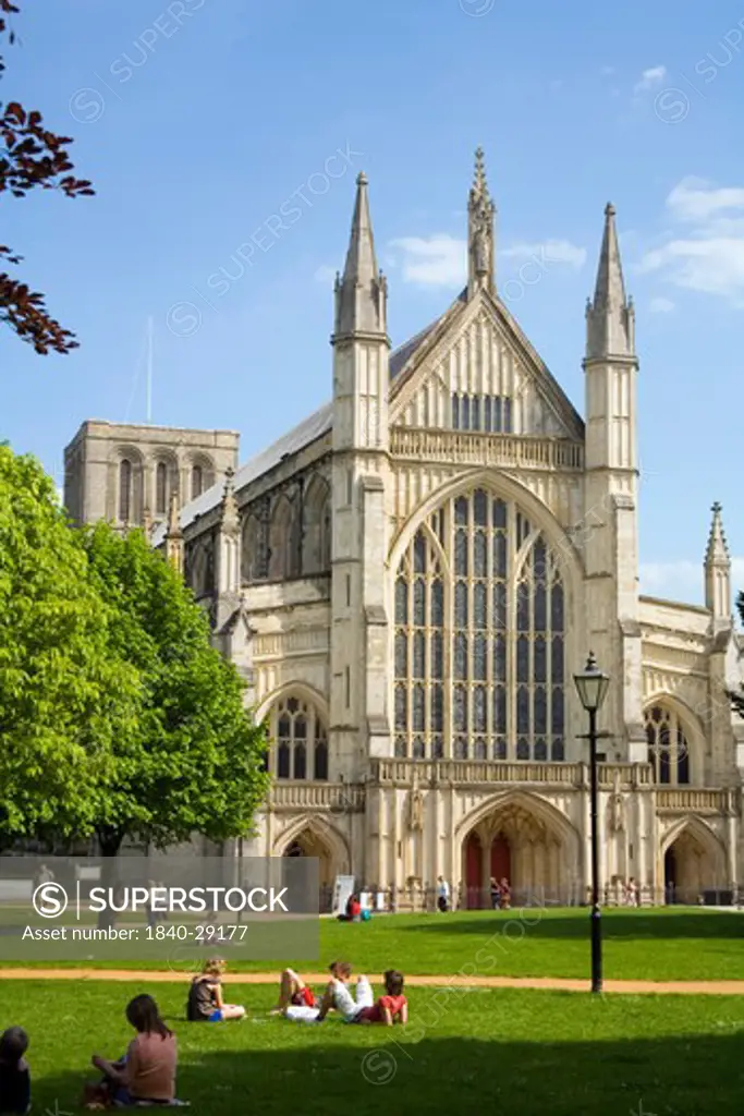 Winchester Cathedral in Hampshire. UK