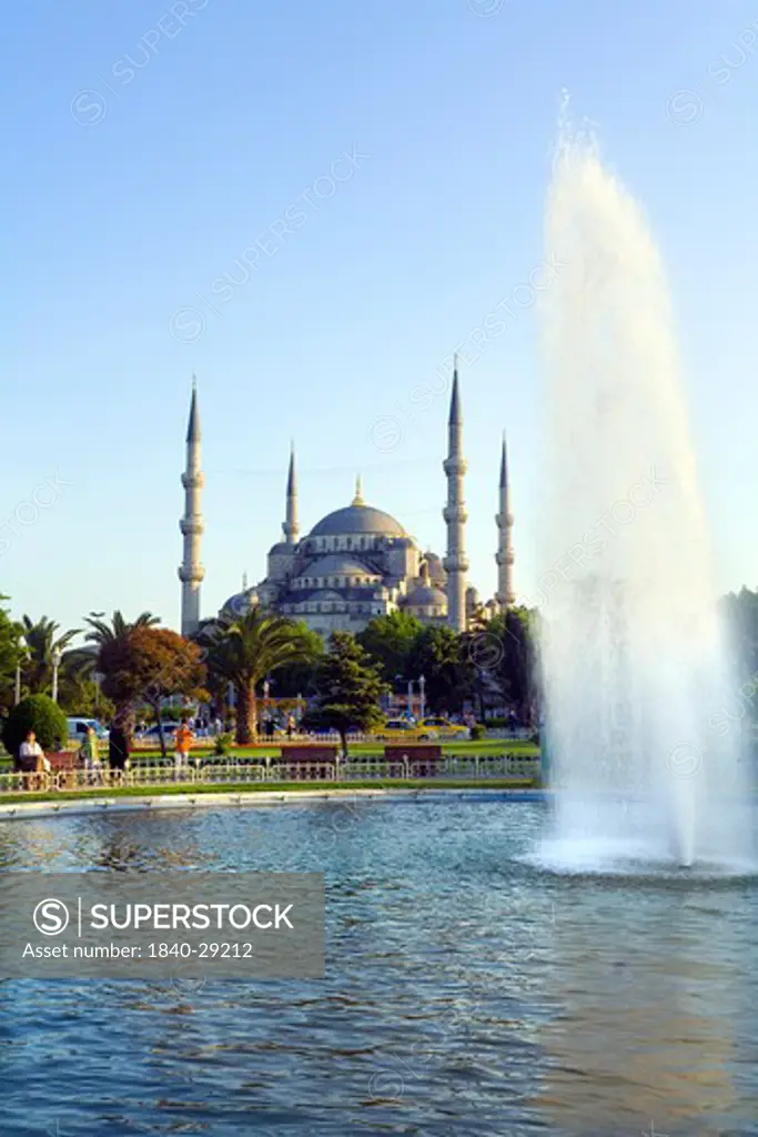 The Gardens of Sultanahmed and the  Blue Mosque ,  Istanbul