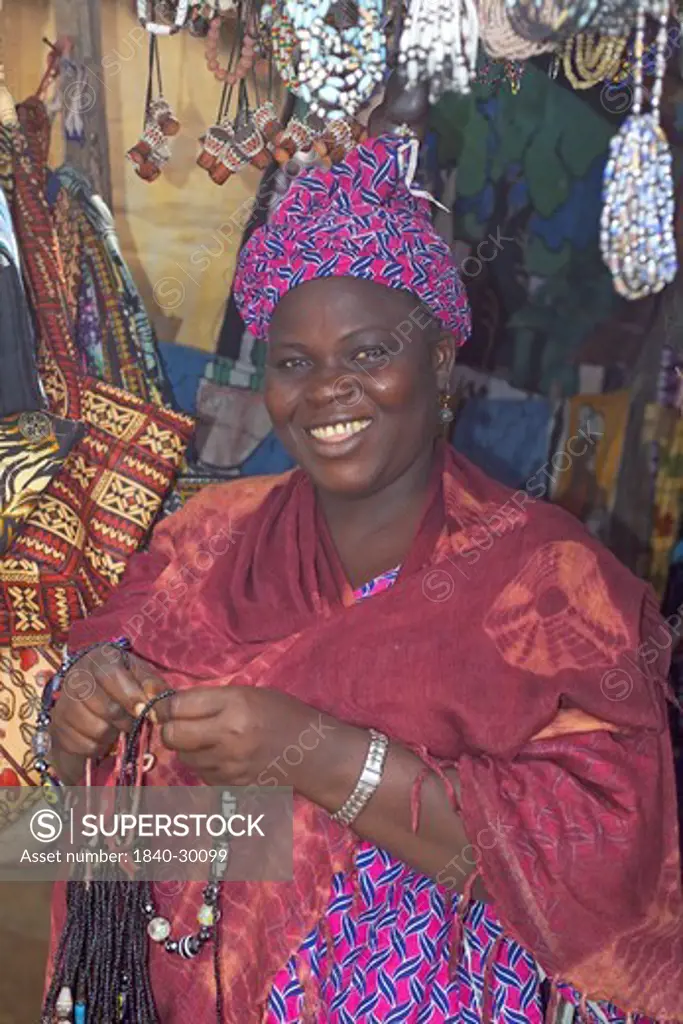 Banjul Market, Woman Stall Holder