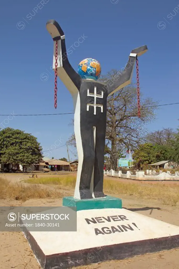 Albreda, 'Never Again'  Slavery Statue