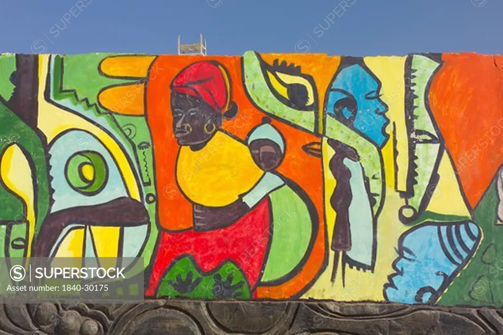 Gambia, Wall Mural