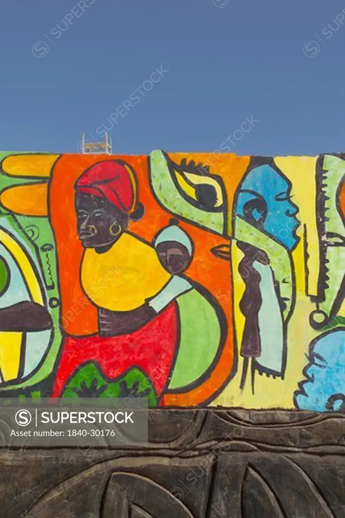 Gambia, Wall Mural