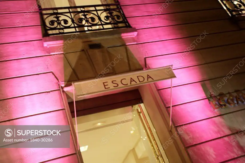 Paris, Escada Shop Front