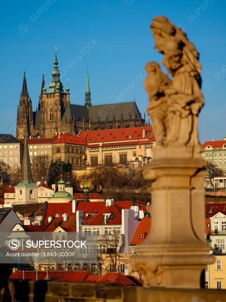 Prague Cathedral And Castle
