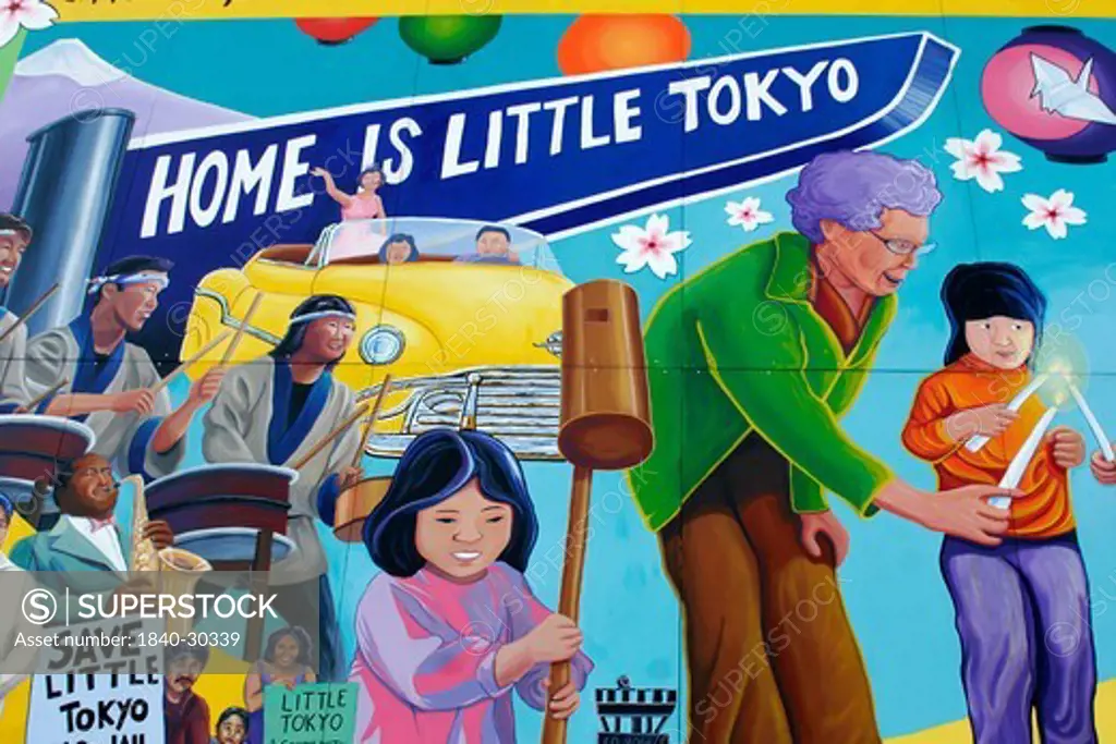 Los Angeles, Little Tokyo,  Mural