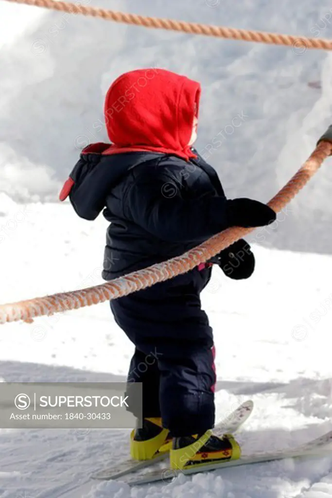 A Young Skier. Tignes.