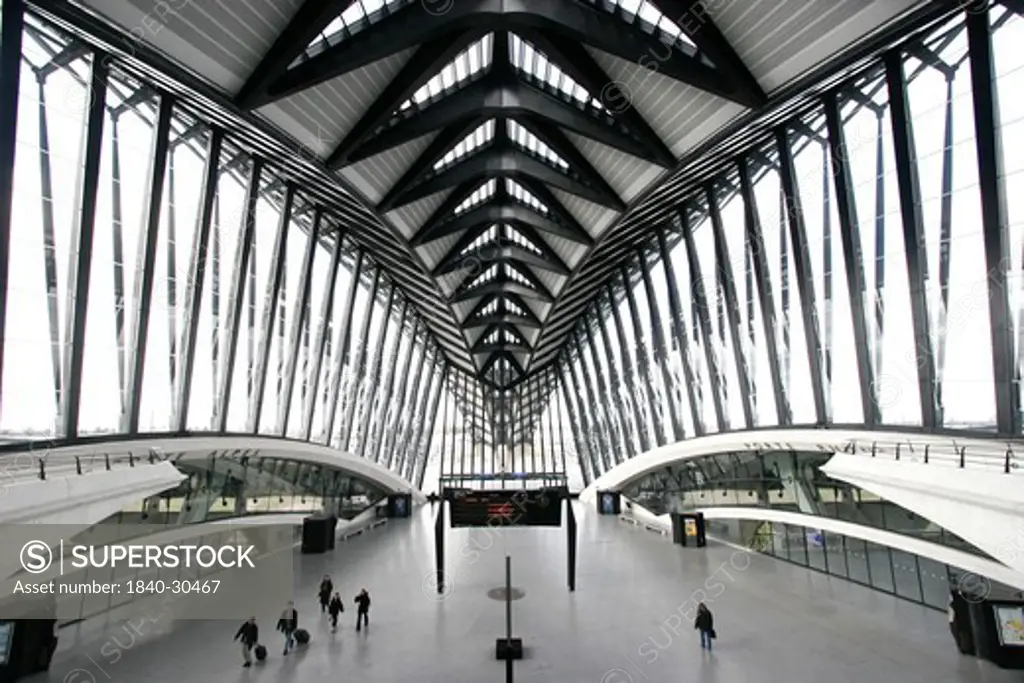 Lyon, St Exupery Airport, TGV Train Terminal