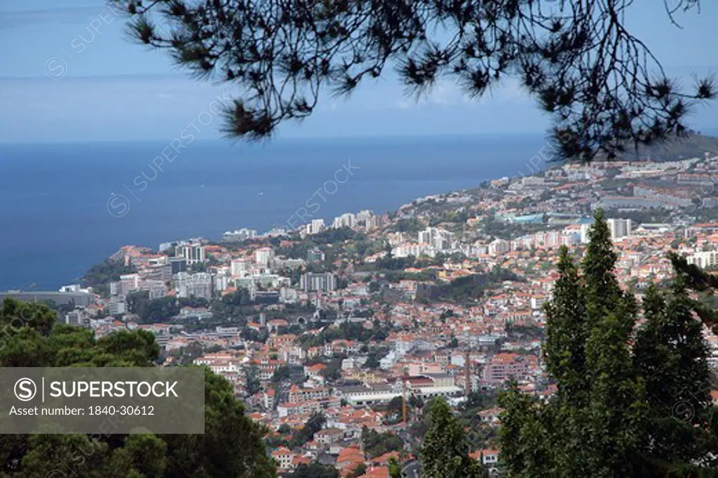 Funchal, View From Botanical Gardens