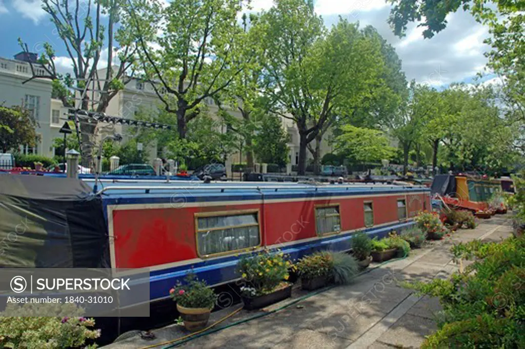 Little Venice, Canal Boat in Summer