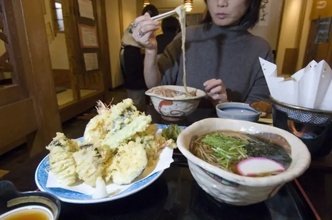 Japanese, Dinner In Sobaya