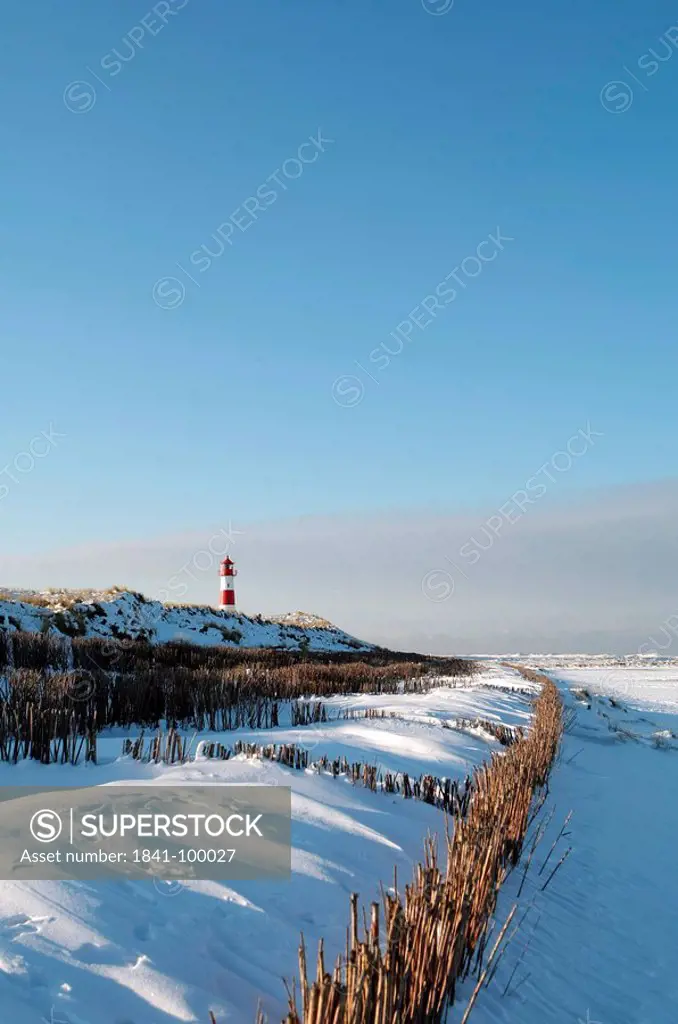 Lighthouse, Ellenbogen, Sylt, Schleswig_Holstein, Germany, Europe