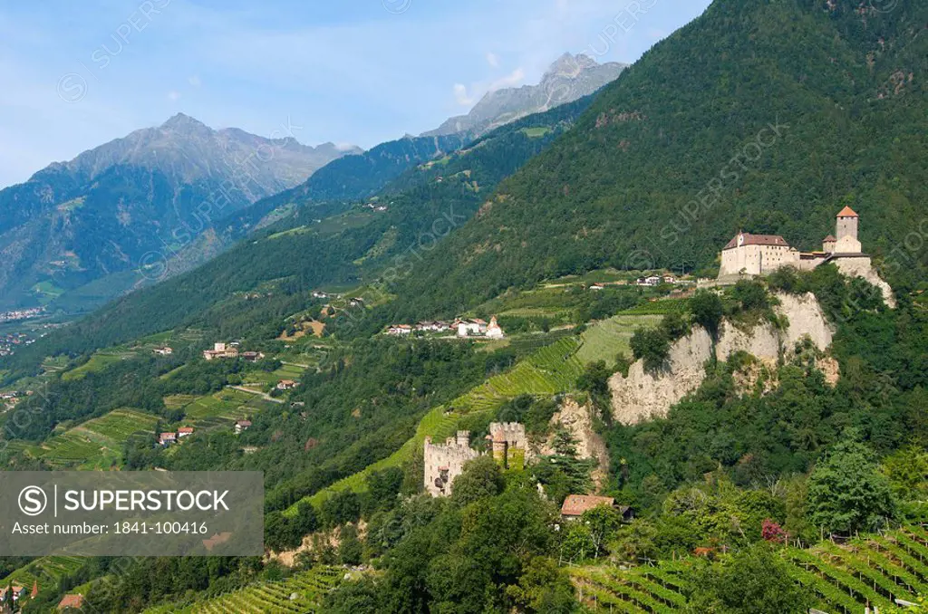 Castle Thurnstein, Dorf Tirol, South Tyrol, Italy, Europe