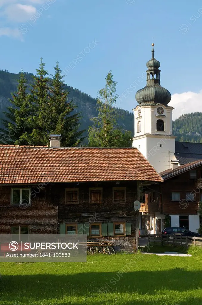 Nikolauskirche, Tannheim, Tyrol, Austria, Europe
