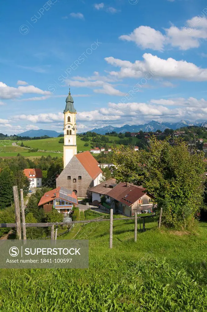 Church, Berg, Pfronten, Bavaria, Germany, Europe