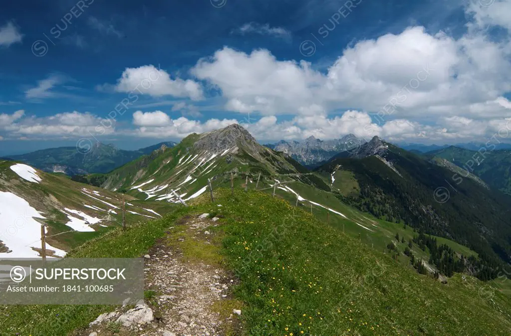 Sulzspitze, Allgaeu Alps, Tannheimer Tal, Tyrol, Austria, Europe