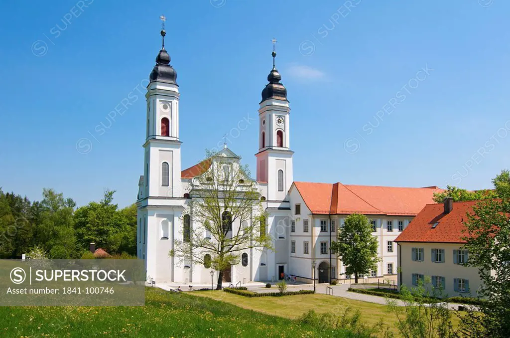 Abbey Irsee, Allgaeu, Bavaria, Germany, Europe