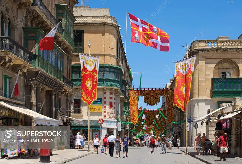 Street scene, Valletta, Malta