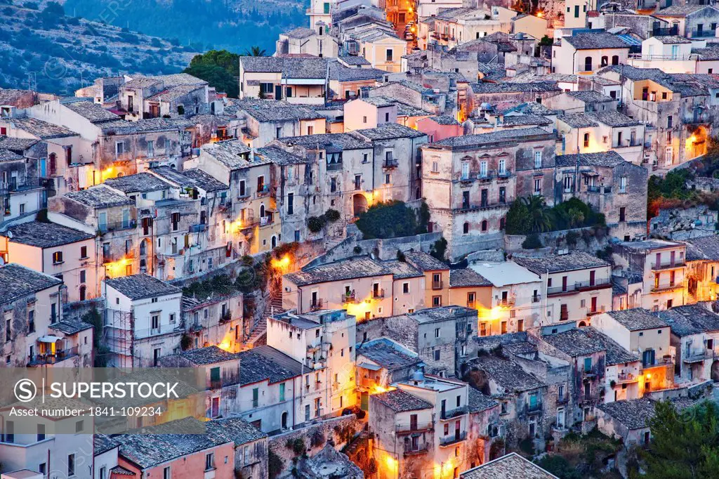 View on Ragusa Ibla, Sicily, Italy