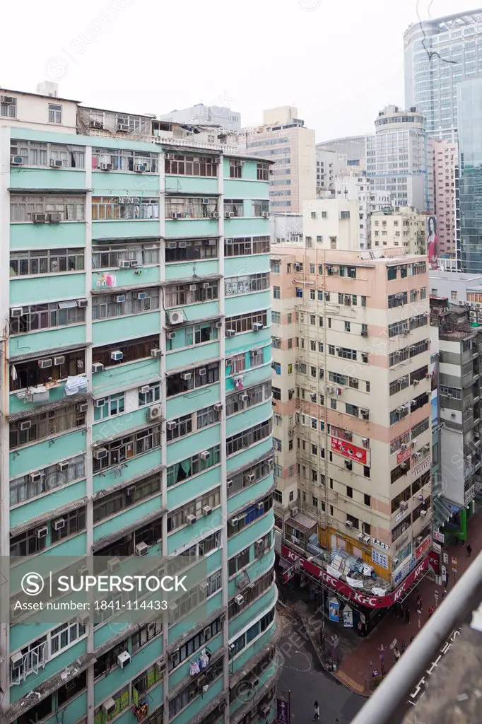 High_rise buildings in Kowloon, Hong Kong