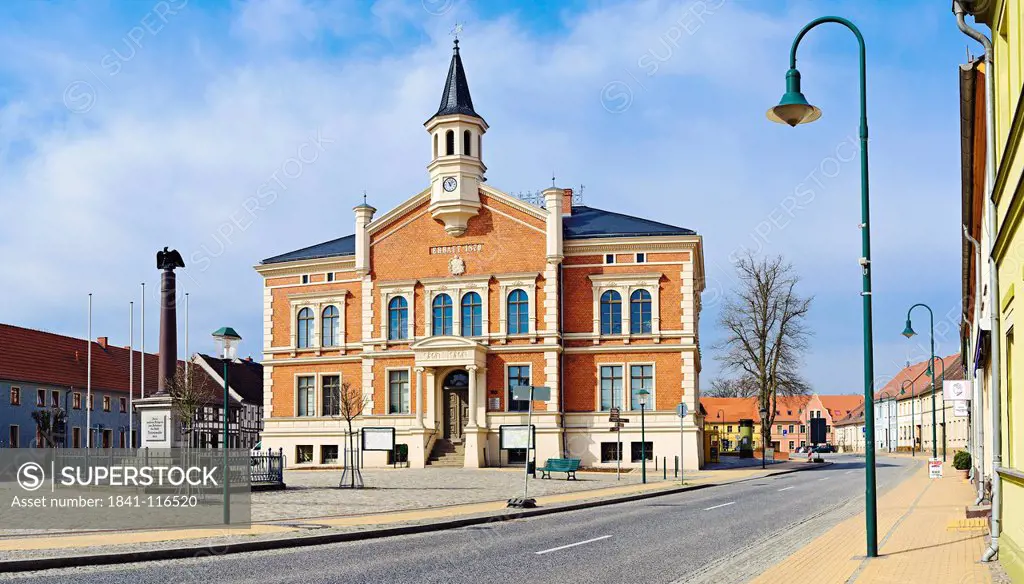 Town hall, Liebenwalde, Landkreis Oberhavel, Brandenburg, Germany, Europe