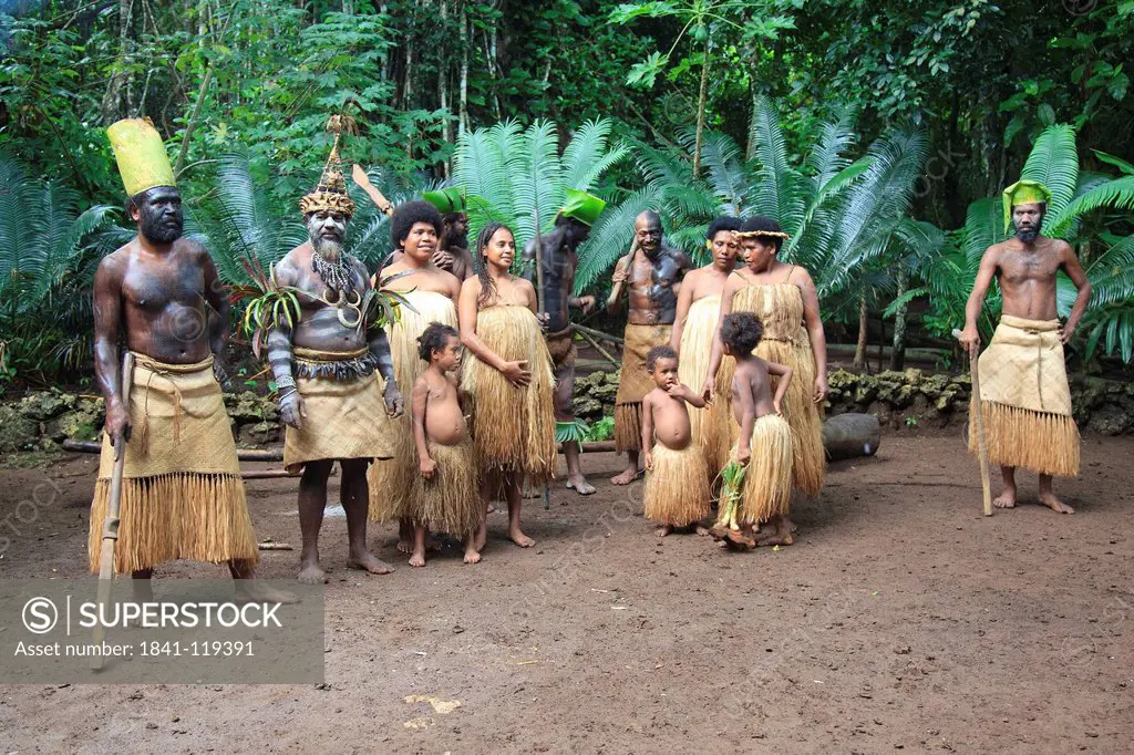 Primitive people, Vanuatu, Melanesia, Oceania