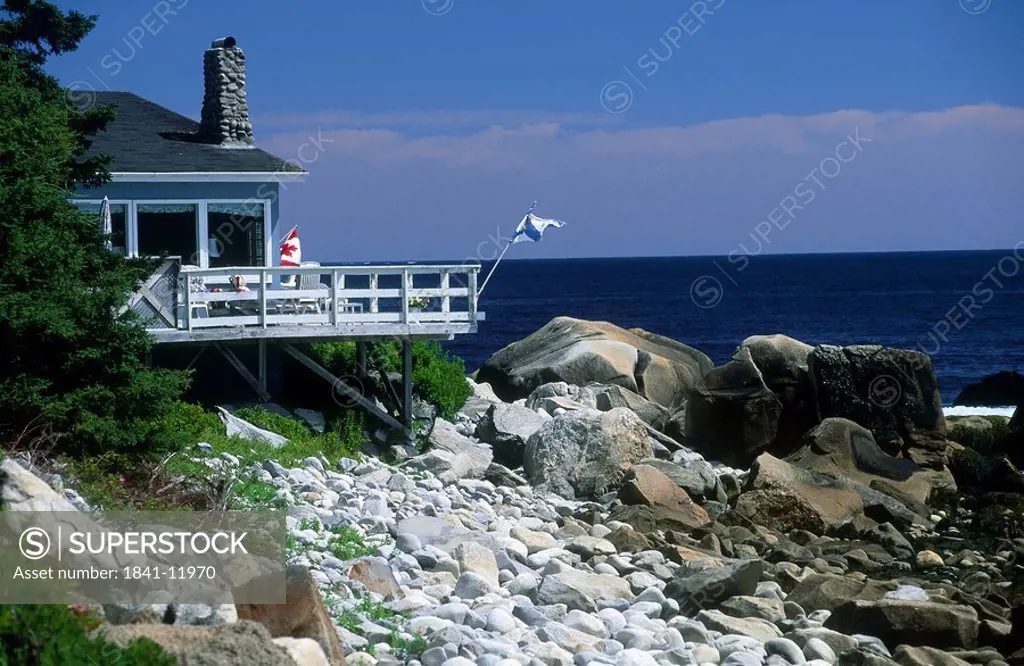 House on the beach, Crescent Beach, Nova Scotia, Canada