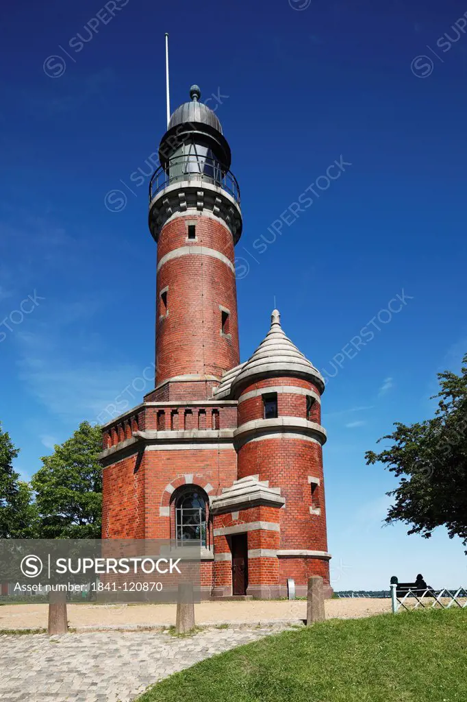 Lighthouse at the Kiel Canal, Kiel, Germany