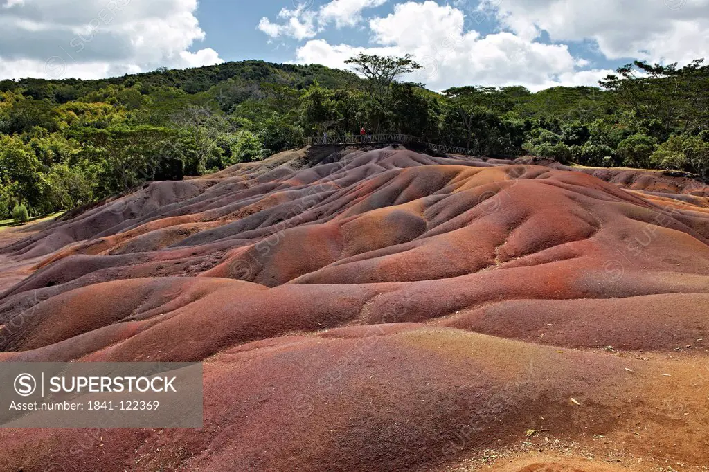 Seven Coloured Earths, near Chamarel, Mauritius, Indian Ocean Islands