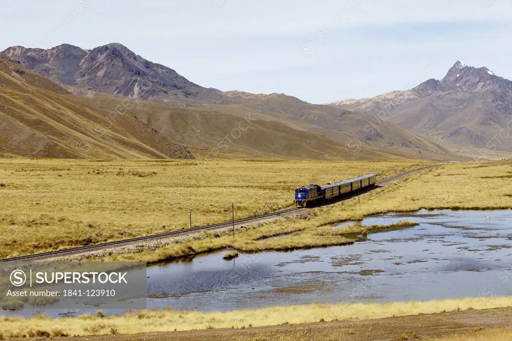 Rail and mountain chimboya, Andes, Peru, South America, America