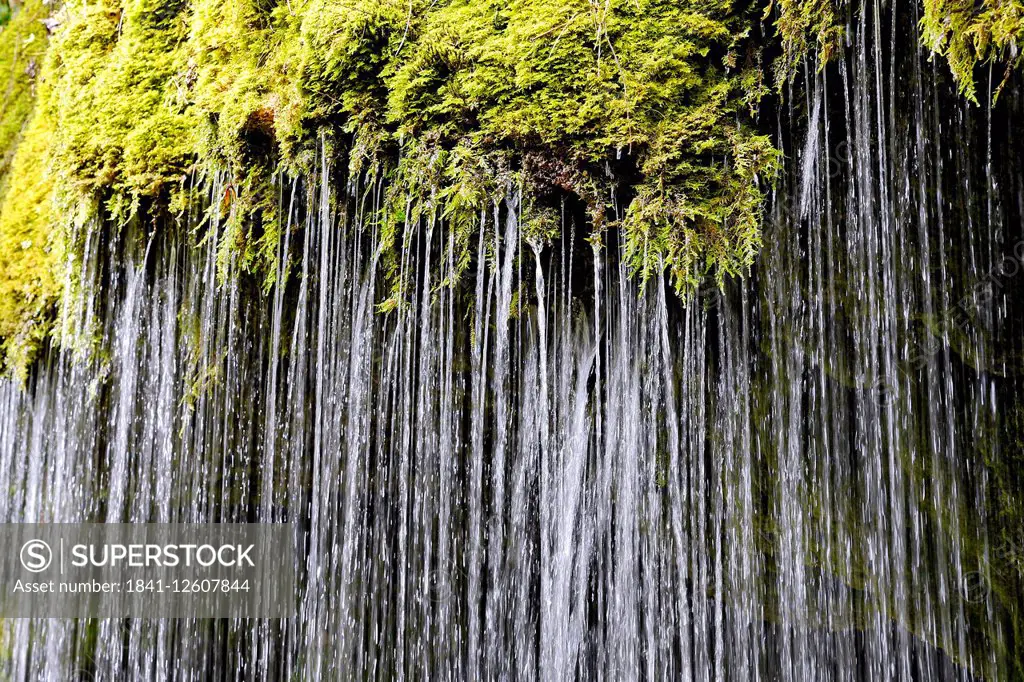 Waterfall in Wutach Canyon in Black Forest, Baden-Wuerttemberg, Germany